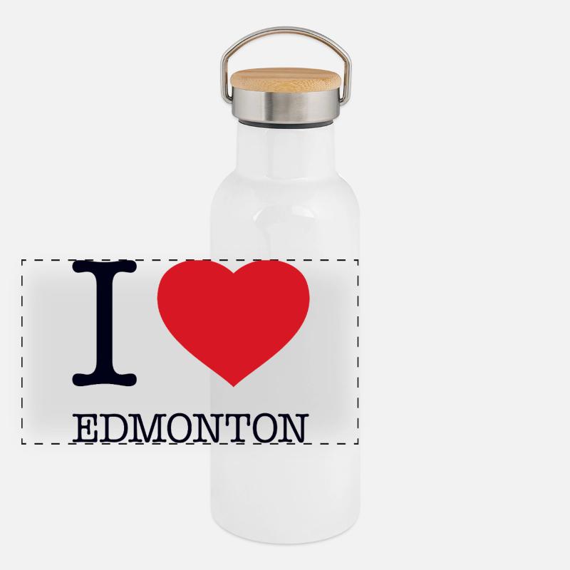 J’ADORE EDMONTON Gourde isotherme avec bouchon en bambou