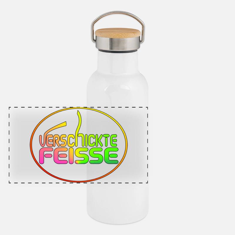 Feisse a envoyé Gourde isotherme avec bouchon en bambou