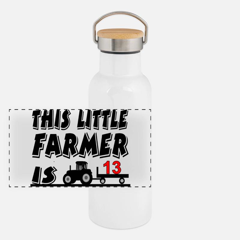 Bauer Panorama Thermosflasche mit Bambusdeckel