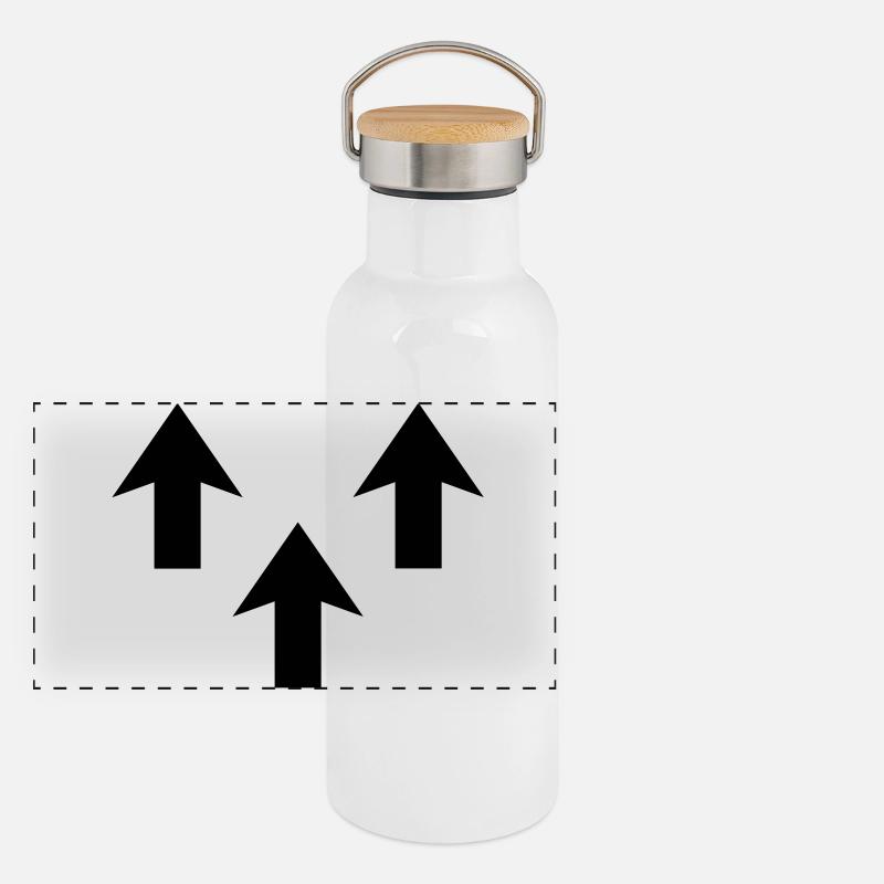 Flèches Gourde isotherme avec bouchon en bambou