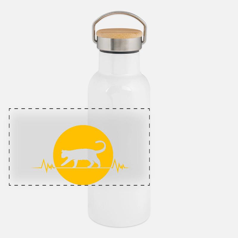 Night shift Panoramic Thermal Bottle with Bamboo Lid