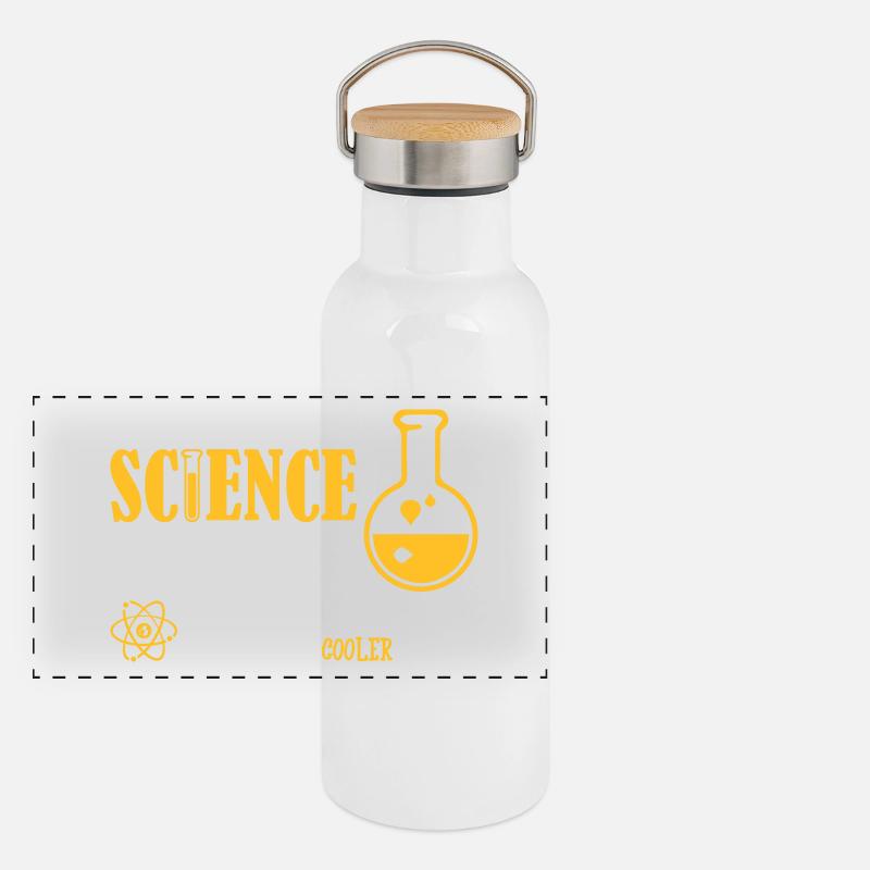 I’m A Science Teacher Gourde isotherme avec bouchon en bambou
