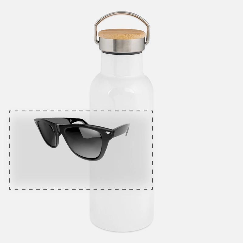 Lunettes de soleil Gourde isotherme avec bouchon en bambou