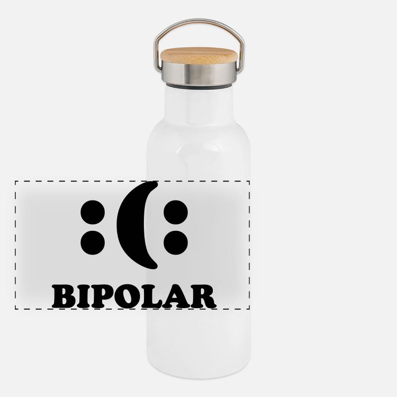 Bipolar Panoramic Thermal Bottle with Bamboo Lid