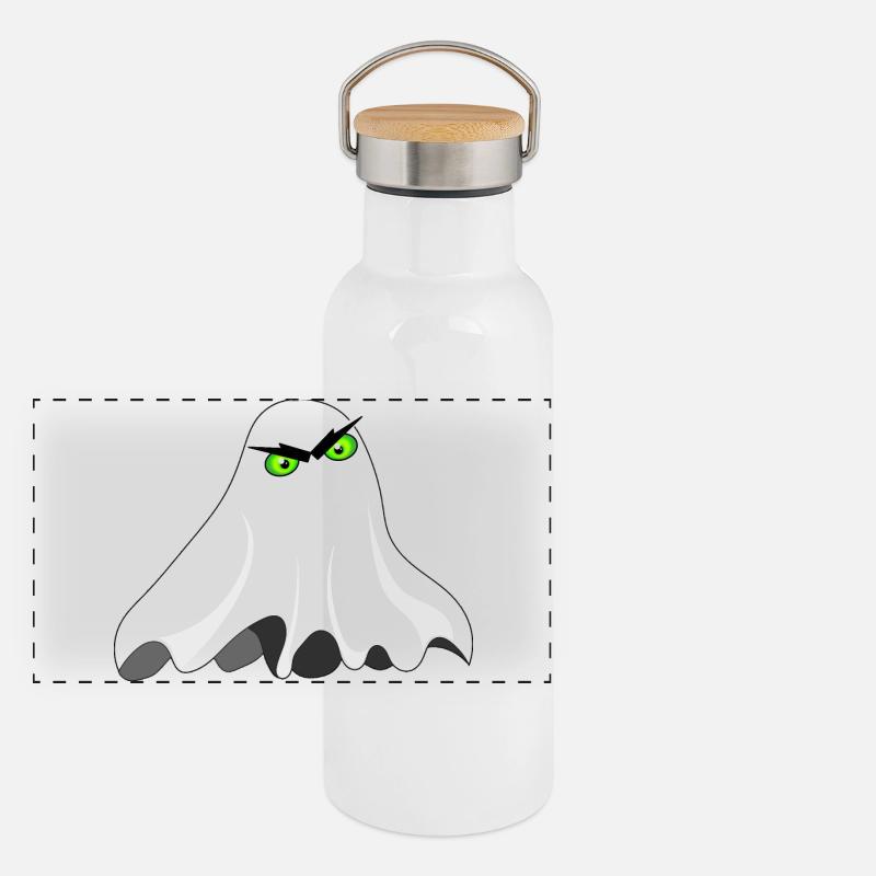 Fantôme Gourde isotherme avec bouchon en bambou