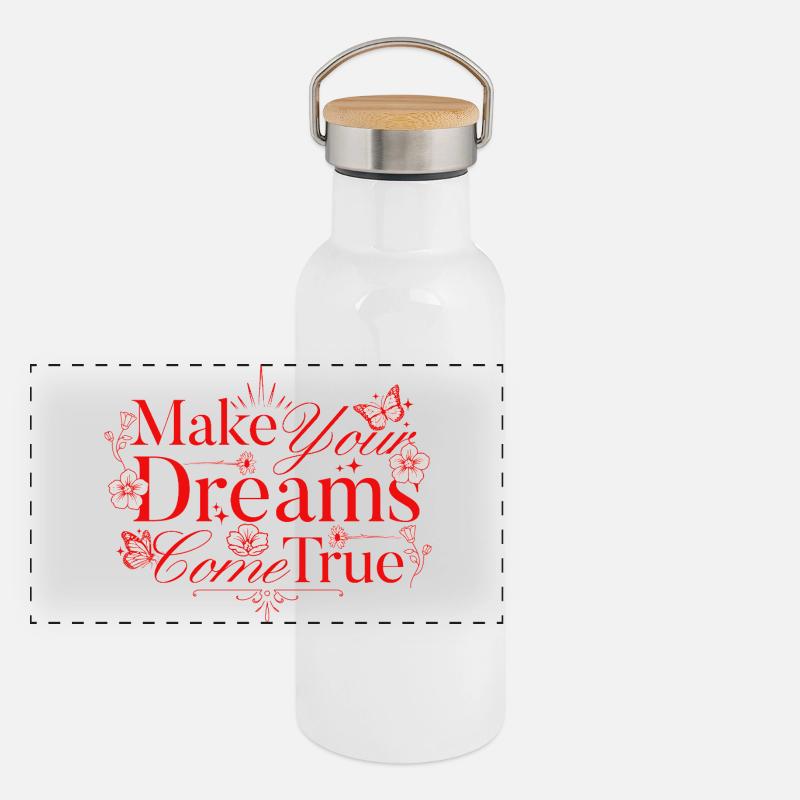 Make your floral dreams come true Panoramic Thermal Bottle with Bamboo Lid