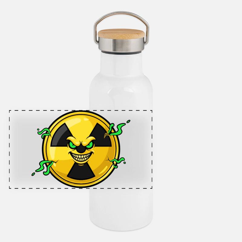 Radioactive grimace Panoramic Thermal Bottle with Bamboo Lid