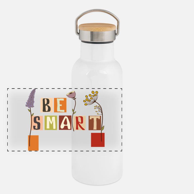 Be Smart  Panorama Thermosflasche mit Bambusdeckel