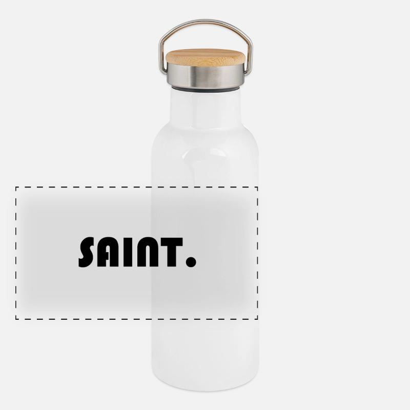saint Gourde isotherme avec bouchon en bambou