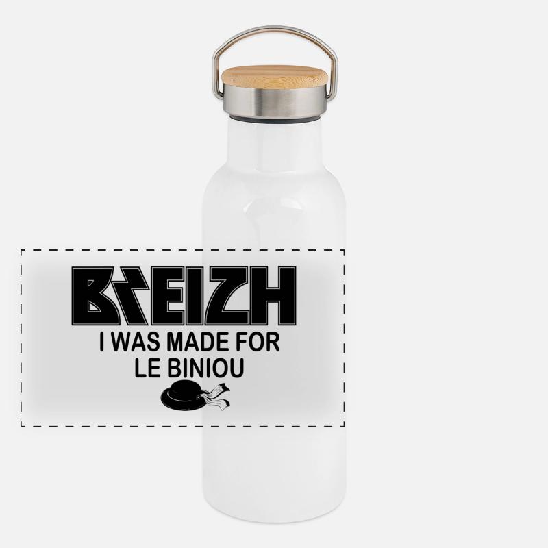 breizh Panorama Thermosflasche mit Bambusdeckel