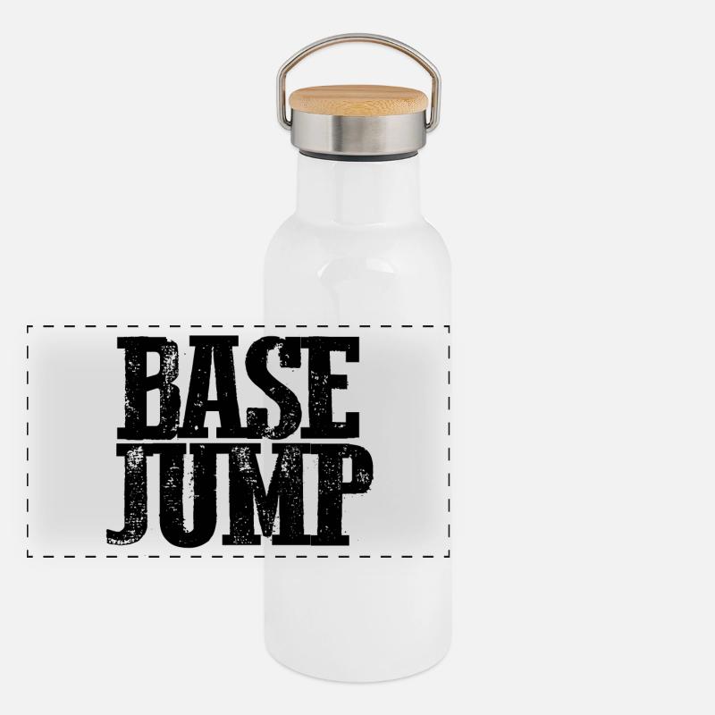 Base Jump - B.A.S.E. - Basejumper Panoramic Thermal Bottle with Bamboo Lid