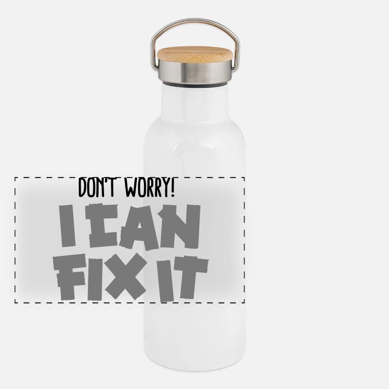 Don't worry! I can fix it - Duct tape Panoramic Thermal Bottle with Bamboo Lid