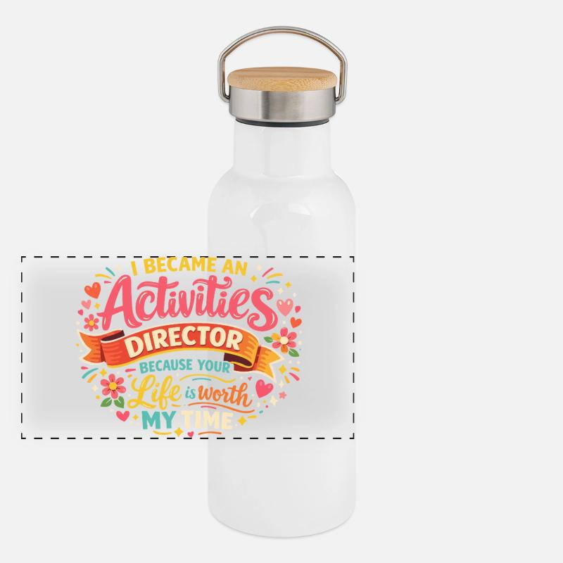 Life Animator: An Exciting Job Panoramic Thermal Bottle with Bamboo Lid