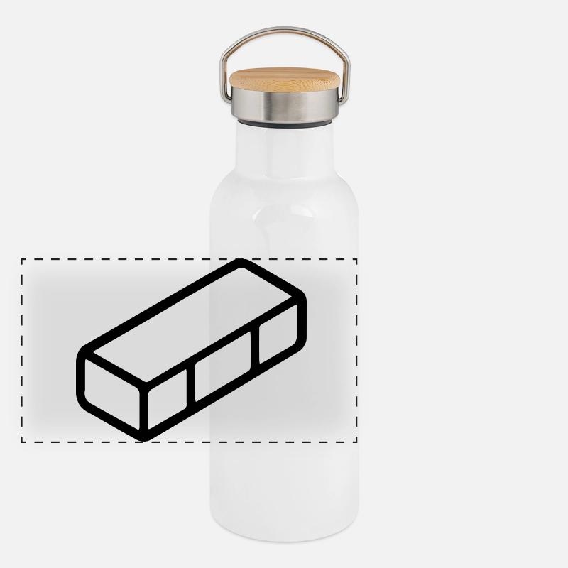 brick Panoramic Thermal Bottle with Bamboo Lid