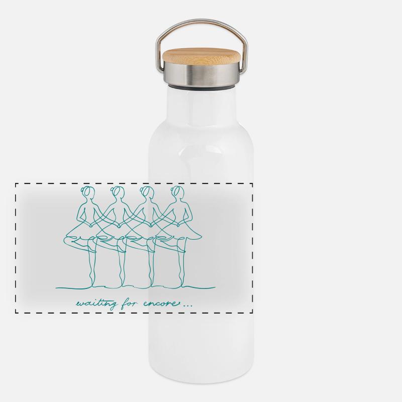 Protocole du lac des cygnes Gourde isotherme avec bouchon en bambou