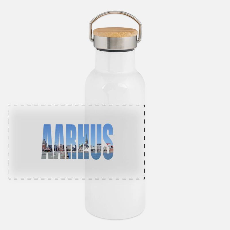 AARHUS Panoramic Thermal Bottle with Bamboo Lid