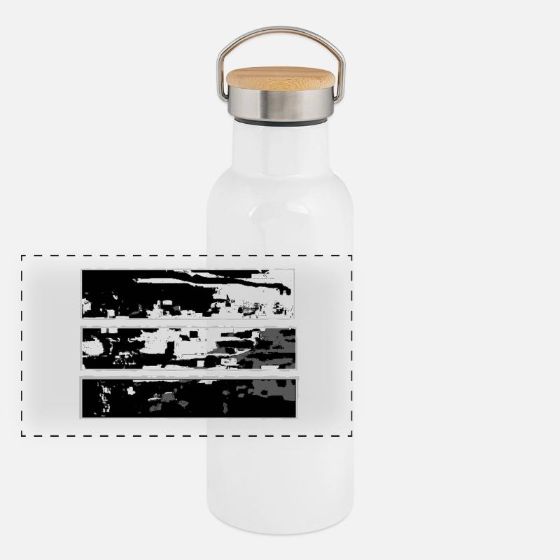 abstract landscape Panorama Thermosflasche mit Bambusdeckel