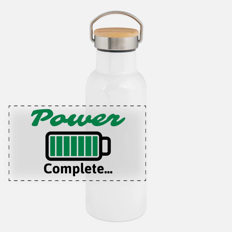 Power Complete ... Panoramic Thermal Bottle with Bamboo Lid