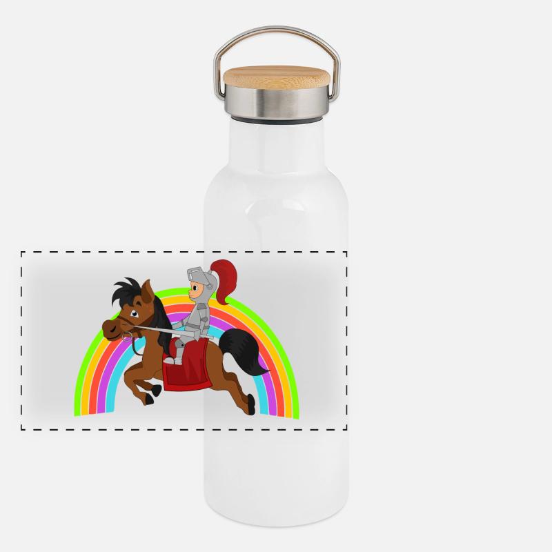 Ritter Knight Panorama Thermosflasche mit Bambusdeckel