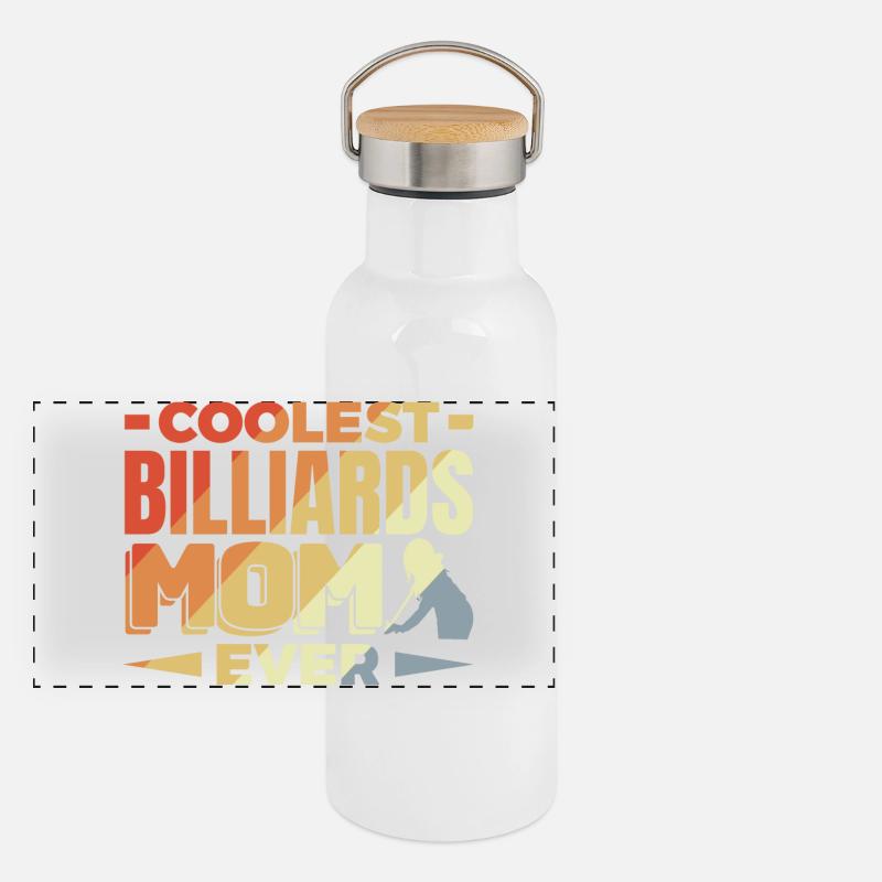 Billiard Mama Panoramic Thermal Bottle with Bamboo Lid