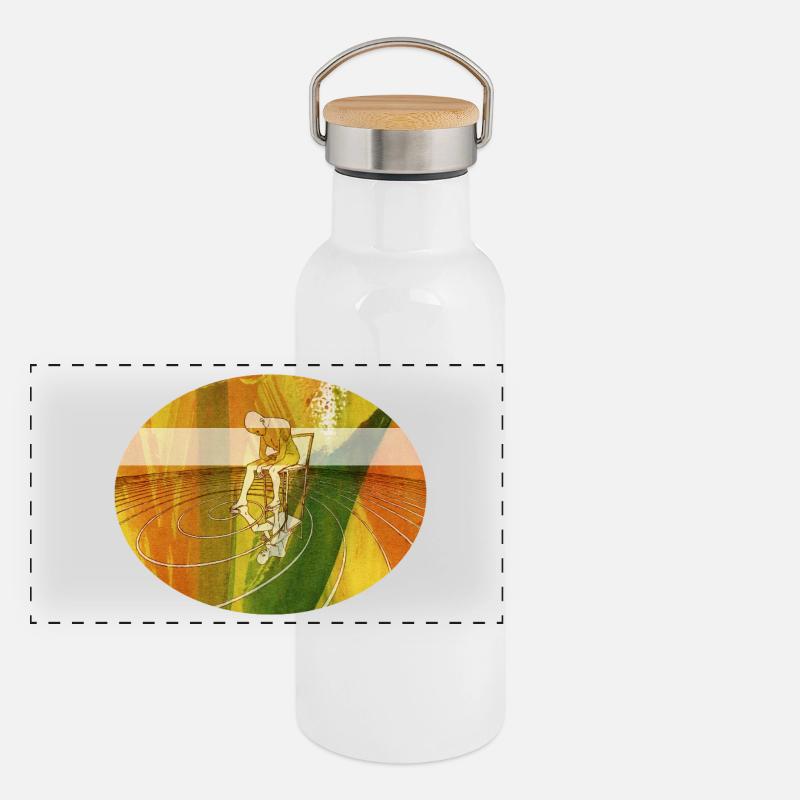 Psycho Panoramic Thermal Bottle with Bamboo Lid