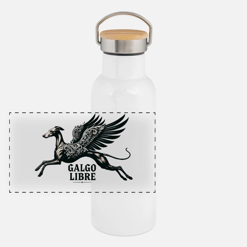 Galgo Libre No1 Panoramic Thermal Bottle with Bamboo Lid