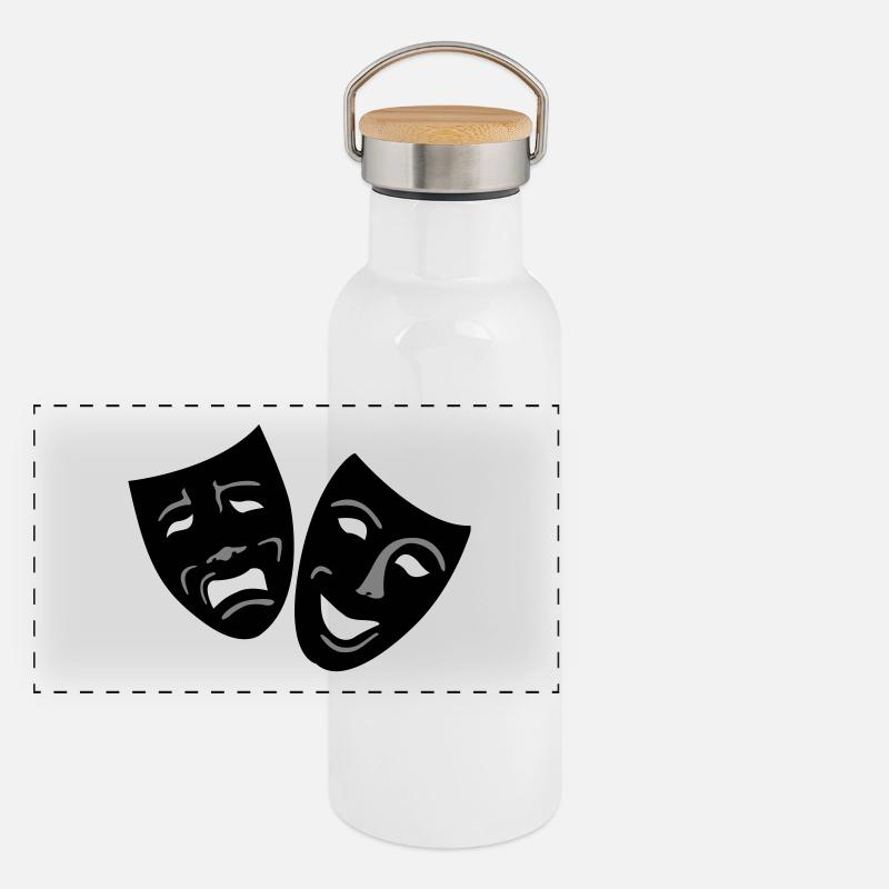 maske Gourde isotherme avec bouchon en bambou