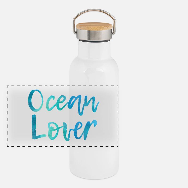 Ocean Lover Panoramic Thermal Bottle with Bamboo Lid