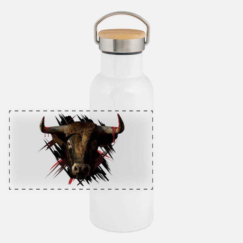 Corrida Panoramic Thermal Bottle with Bamboo Lid