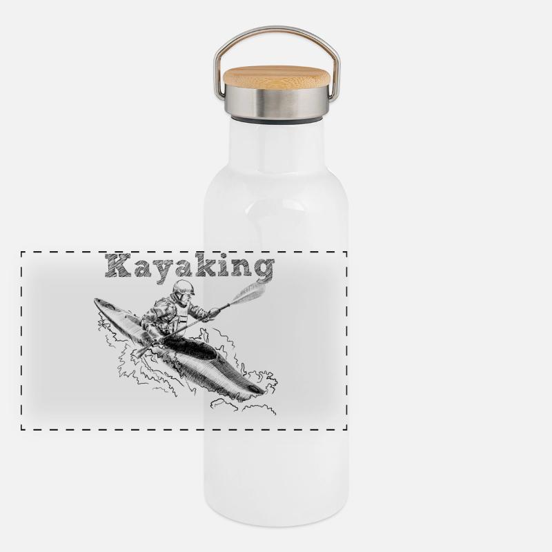 Kayak Panoramic Thermal Bottle with Bamboo Lid