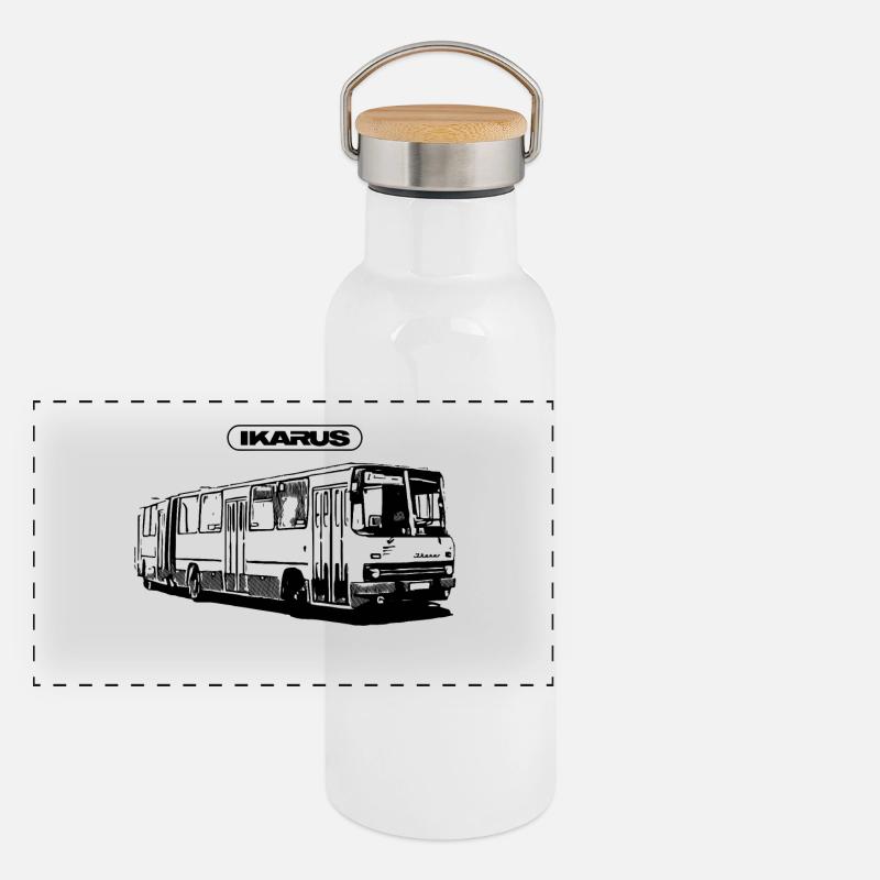 IKARUS 280 Gourde isotherme avec bouchon en bambou