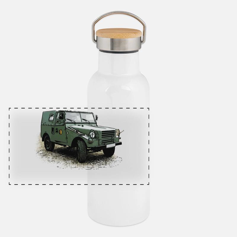 IFA P3 Gourde isotherme avec bouchon en bambou