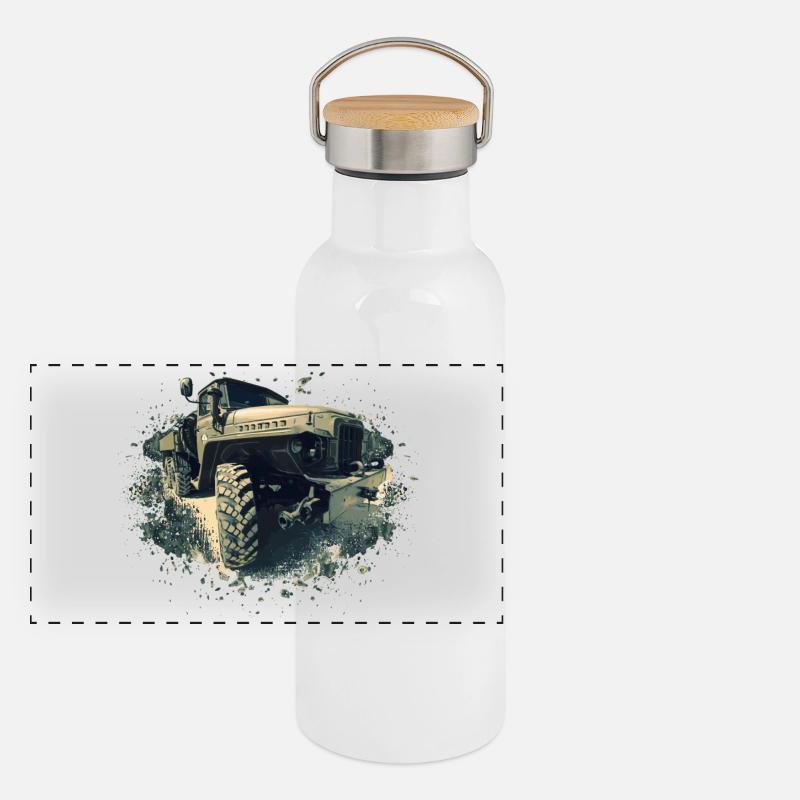 Oural 375 | | rda | de la NVA CAMION Gourde isotherme avec bouchon en bambou