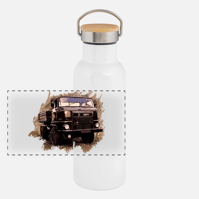 IFA L60 Gourde isotherme avec bouchon en bambou