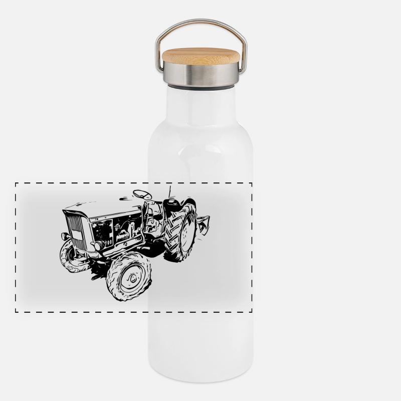 JD LANZ 700 Gourde isotherme avec bouchon en bambou
