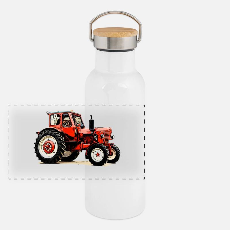 Biélorussie mts 50 Gourde isotherme avec bouchon en bambou