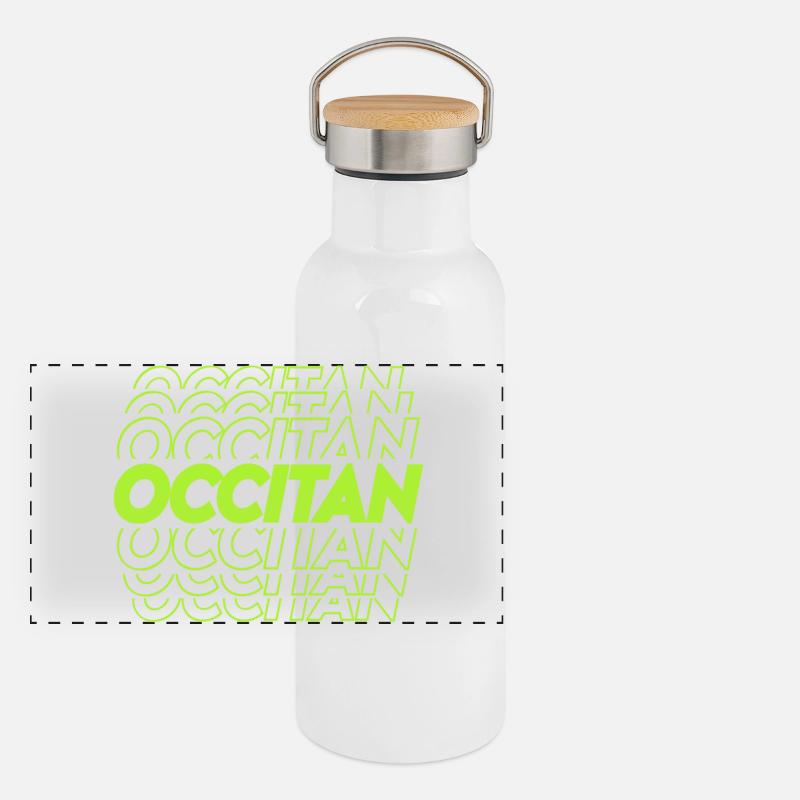 OCCITAN Panoramic Thermal Bottle with Bamboo Lid