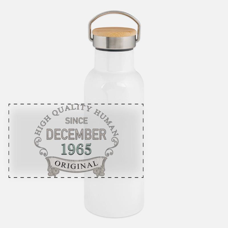 Since_December_1965 Panoramic Thermal Bottle with Bamboo Lid
