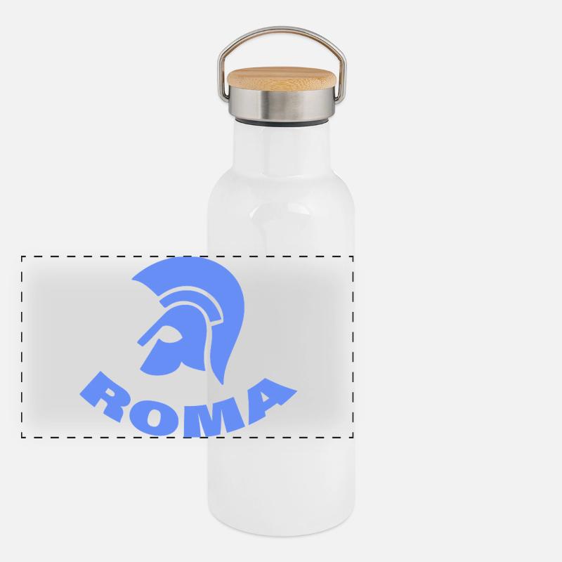 ROM Panorama Thermosflasche mit Bambusdeckel