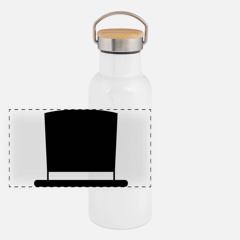 Top Hat Panoramic Thermal Bottle with Bamboo Lid