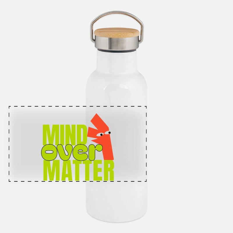 Mind Over Matter  Gourde isotherme avec bouchon en bambou