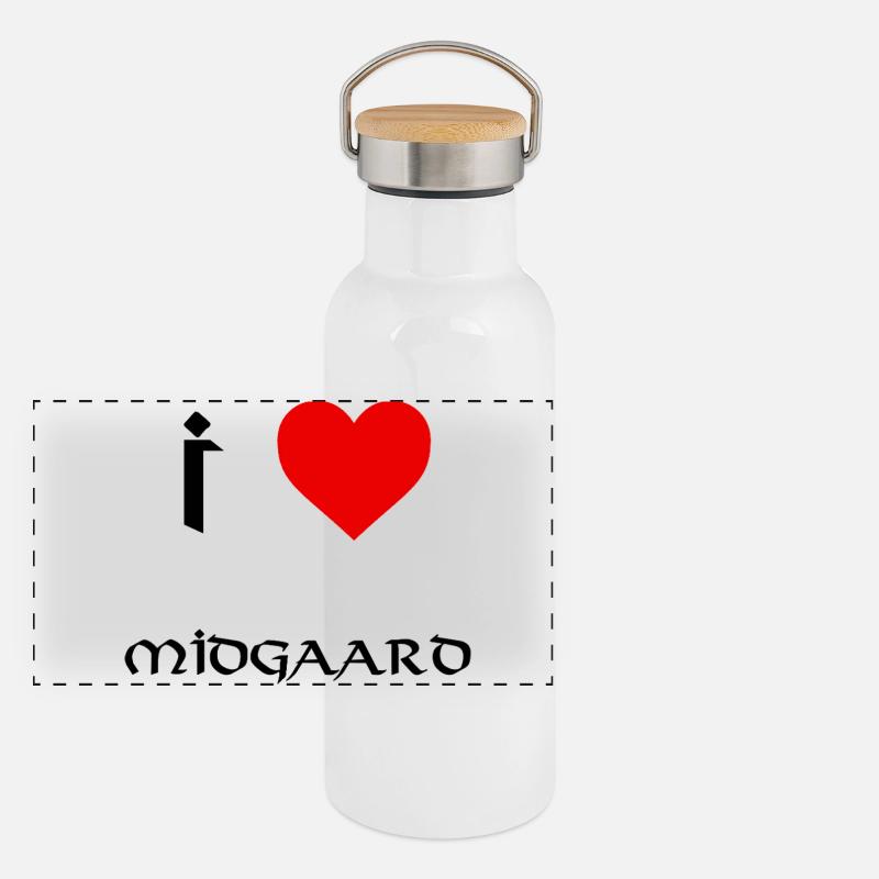 I love Midgaard Panoramic Thermal Bottle with Bamboo Lid