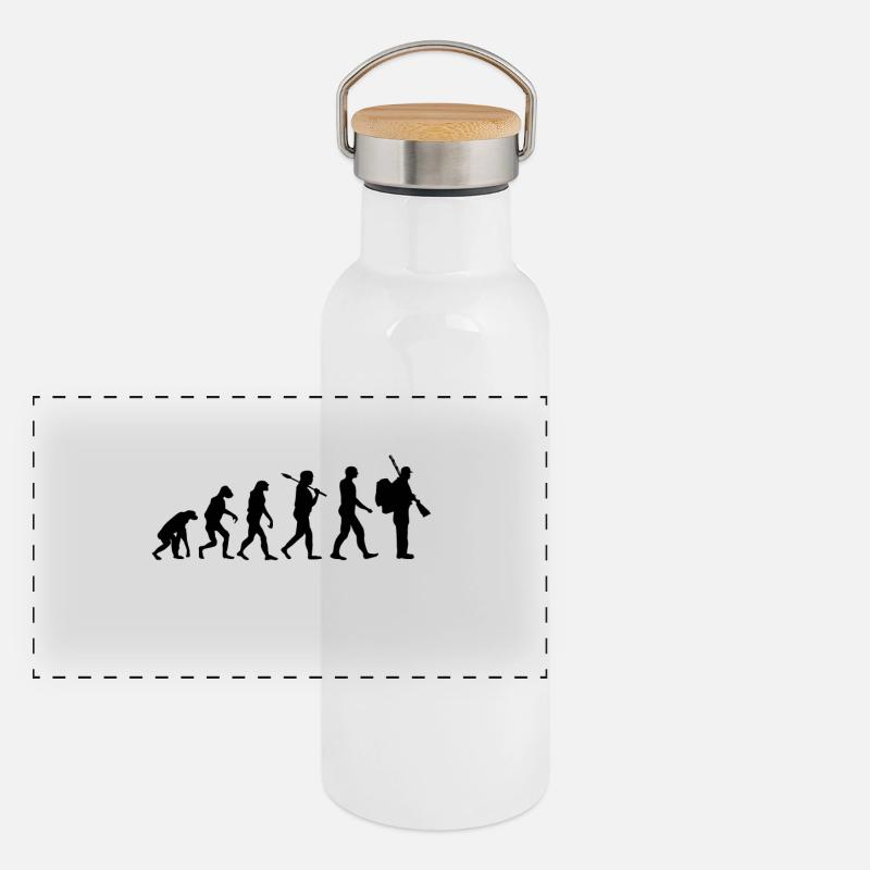 Hunter T-Shirt · Evolution · Hunting · Hunting · Deer Panoramic Thermal Bottle with Bamboo Lid