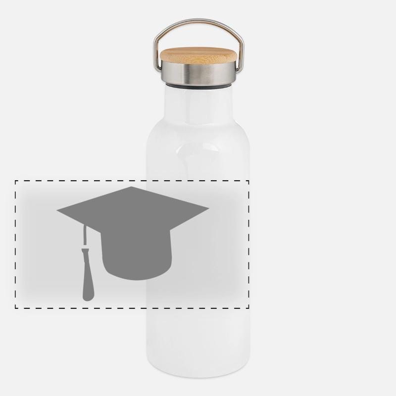 cap Panoramic Thermal Bottle with Bamboo Lid