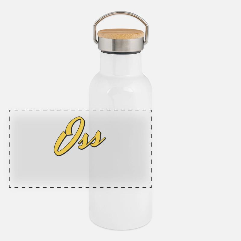 Oss Gourde isotherme avec bouchon en bambou