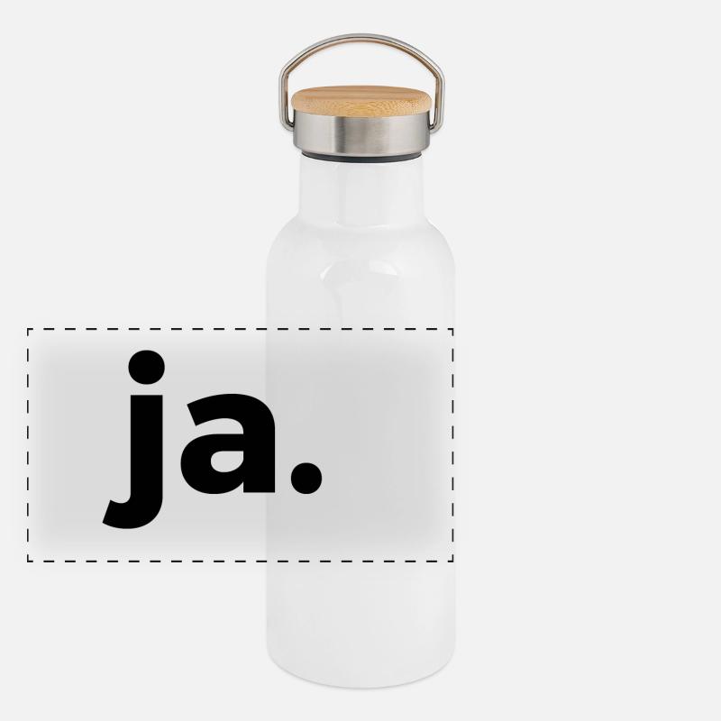 Yes Panoramic Thermal Bottle with Bamboo Lid