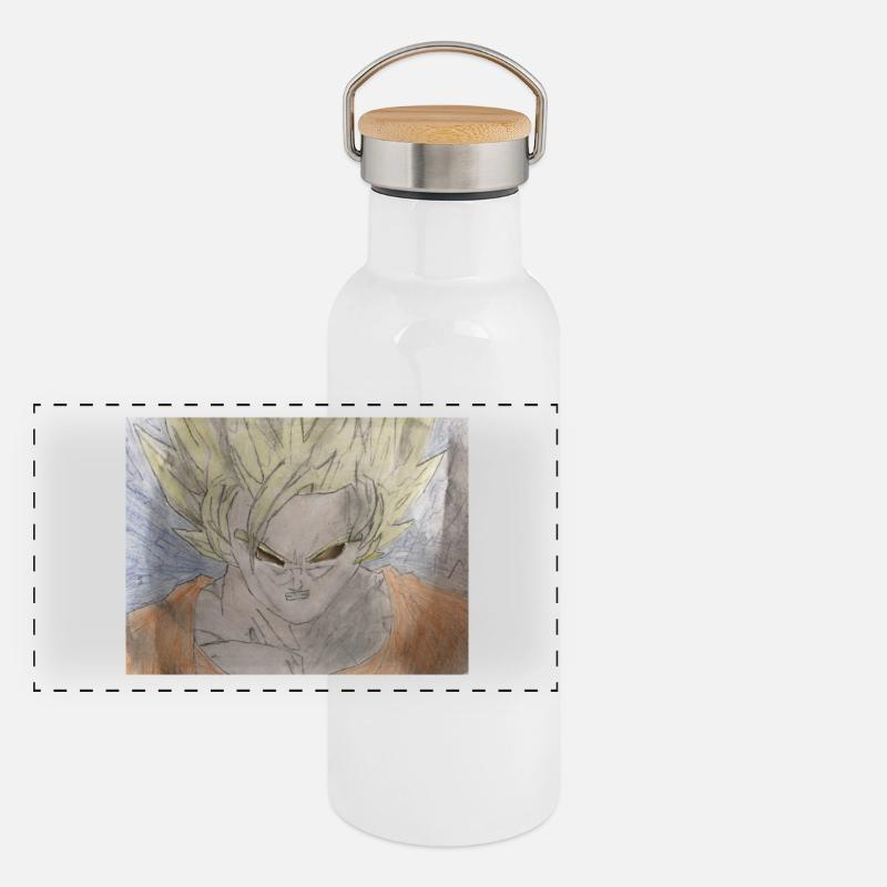 Gokustyle Panorama Thermosflasche mit Bambusdeckel