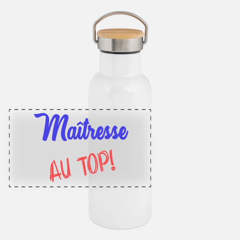 MISTRESS Panoramic Thermal Bottle with Bamboo Lid