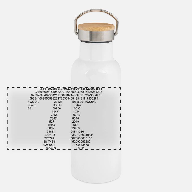 Pi Panoramic Thermal Bottle with Bamboo Lid