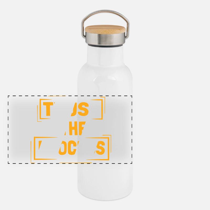 Trust the process Panoramic Thermal Bottle with Bamboo Lid